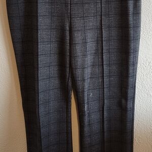 Women's Gray Plaid Pants